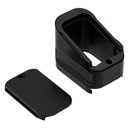 [810159260183] Shield Arms ECHME5BLK Magazine Extension  Fits Springfield Echelon 5rd Black Anodized Aluminum