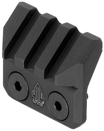 [4717385556690] Leapers MTMP45 Picatinny Mount  Angled Matte Black Aluminum M-LOK Mount
