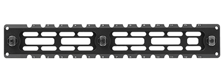 [4717385557512] Leapers TLUMA03 ARCA Rail 6 Slot M-LOK  Matte Black Anodized Aluminum 9.40" Long M-LOK Mount