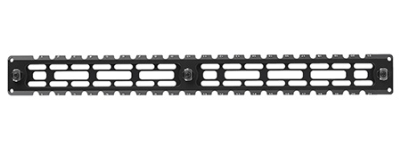 [4717385557529] Leapers TLUMA04 ARCA Rail 9 Slot M-LOK  Matte Black Anodized Aluminum 14.20" Long M-LOK Mount
