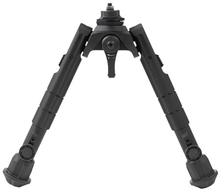[4717385557277] Leapers TLBPM01B   Bipod Black Anodized 7-9" Aluminum