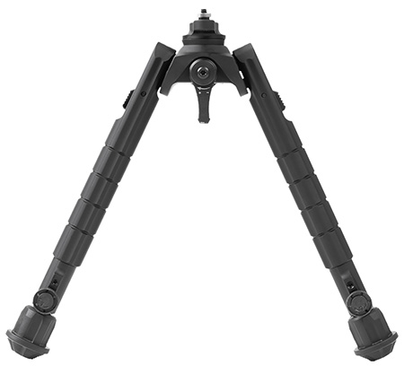 [4717385557291] Leapers TLBPM03B   Bipod Black Anodized 8-12" Aluminum