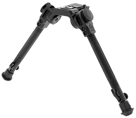 [4717385556386] Leapers TLBPOB01A   Bipod Black Anodized 7.30-11.40" Aluminum/Steel