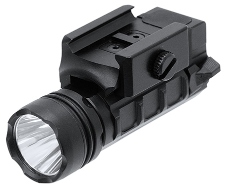 [4717385551930] Leapers LTELP123RA  Pistol Light Black Aluminum 400 Lumens Picatinny Mount