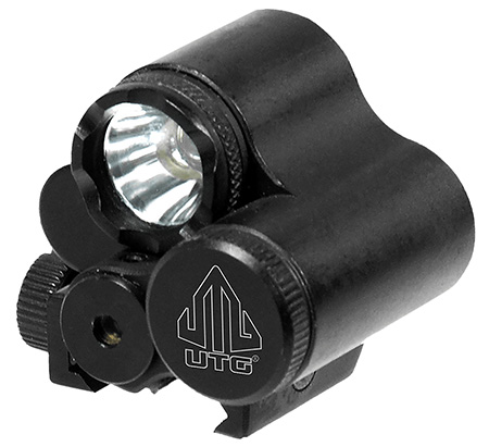 [4712274526020] Leapers LTELP28R   Black Anodized Aluminum 120 Lumens CREE LED IRB Bulb Red Laser Picatinny Mount