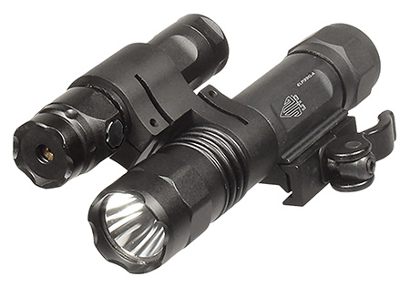 [4717385551589] Leapers LTELP39QA Black Aluminum 400Lumens 23mm LED IRB Bulb Green Laser Picatinny/Weaver Mount