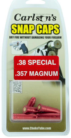 [723189000578] Carlson's Choke Tubes 00057 Snap Cap Pistol 38Special/357 Mag 6Pack