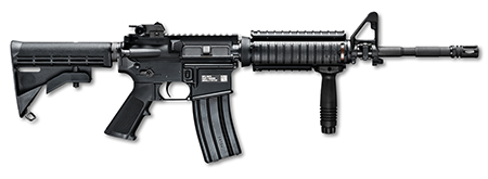 [845737006211] FN 36318 FN 15 M4 Military Collector 5.56x45mm NATO 16" Black Barrel / Receiver 30+1, Matte Black 6 Position Collapsible Stock, Black A2 Grip, Optics Ready
