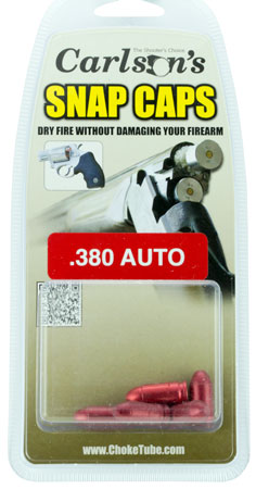[723189000639] Carlson's Choke Tubes 00063 Snap Cap Pistol 380ACP 5Pack