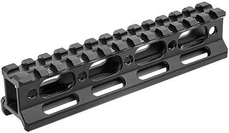 [4717385551923] Leapers MTRSX1L Picatinny Riser  Matte Black Anodized Aluminum Picatinny/Weaver Mount