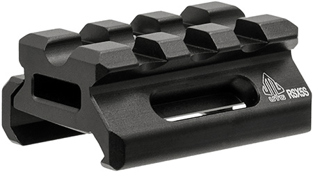 [4717385552029] Leapers MTRSX5S Picatinny Riser  Matte Black Anodized Aluminum Picatinny/Weaver Mount