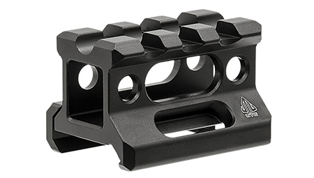 [4717385552043] Leapers MTRSX8S Picatinny Riser  Matte Black Anodized Aluminum Picatinny Mount