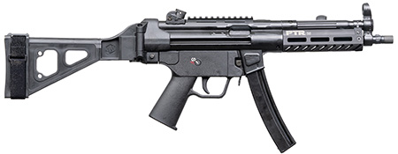 [810161700257] PTR  9CT BR 9mm Luger 30+1 8.86" Black Nitride 3-Lug Threaded Barrel, M-LOK Handguard, Black Parkerized Aluminum Picatinny Rail Receiver, SB Tactical Brace