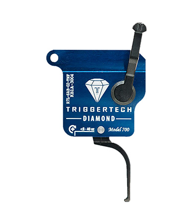 [885768004046] TriggerTech R7LSAB02TNF Diamond  Black Flat Straight Fits Remington 700 Left Hand