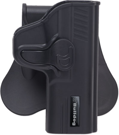 [672352011050] Bulldog RRG19 Rapid Release  OWB Black Polymer Paddle Compatible w/Glock 19/23/32 Right Hand