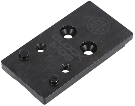 [798681660032] Sig Sauer Electro-Optics SOR2M102 Romeo2 Adapter Plate Black Glock MOS Handgun