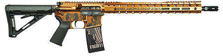 [697067878057] Black Rain Ordnance 24111204C Spec15  5.56 NATO 30+1 16" Black Nitride Stainless Steel Barrel, Aluminum Receiver, 15" Slim M-LOK Handguard, Magpul Black Polymer Stock, Black Magpul Grip