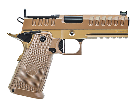 [810085128366] Watchtower Firearms APACHE9MMCMNDRFDE Apache  Commander Frame 9mm Luger 15+1 4.25" Threaded Barrel Steel Slide Flat Dark Earth PVD