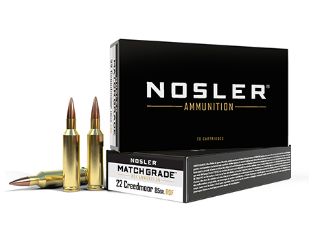 [054041512978] Nosler 51297 Match Grade  22Creedmoor 85gr RDF Hollow Point Boat Tail 20 Per Box/10 Case