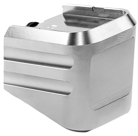 [046139039566] Cross Armory CRG+0MEG17SV Magazine Extension  Fits Glock 17/22/31 Gen 1-5 Silver Aluminum