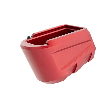 [764046030093] Tyrant CNC TDP365MAGEXRED  Magazine Extension 9mm Fits Sig P365 X Macro 3rd Red Aluminum