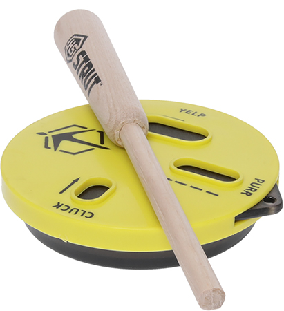 [021291708611] Hunters Specialties HSSTR100039 The Cookie Cutt'r Pot Call Attracts Turkey Species Yellow
