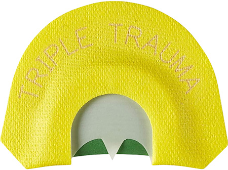 [021291059010] Hunters Specialties HSSTR05901 Premium Flex Triple Trauma Attracts Turkey Species Yellow