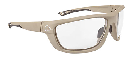 [674326396217] Radians DUFF13010C   Clear Lens Tan Frame