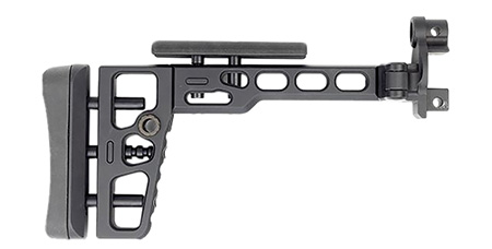 [850059556757] Samson 040616601 S.A.S Folding Stock w/ MP5K End Cap Black Aluminum