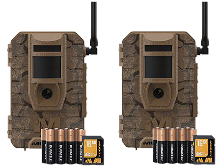 [813628070542] Walker's MUDMTGTRK2PK Mitigator Cellular Trail Camera 2 Pack