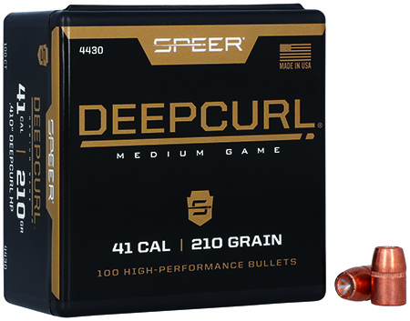 [076683044303] Speer 4430 DeepCurl  41Cal 210gr Hollow Point 100 Per Box/5 Case