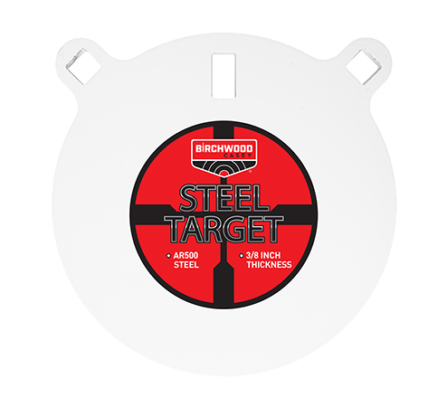 [888151041543] Birchwood Casey BC-RND8-38 Centerfire Target 3/8" AR500 Steel 8" Round Gong