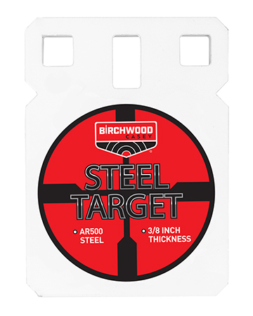 [888151081884] Birchwood Casey BC-SQR4-38 Centerfire Target 3/8" AR500 Steel 4" Square Gong