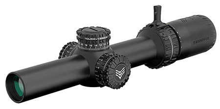 [889157001166] Swampfox Optics ARH16241B Arrowhead  Black 1-6x24mm 30mm Tube Guerrilla Dot BDC Reticle