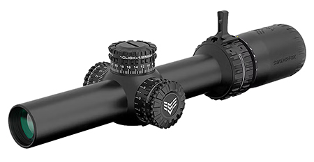 [889157001531] Swampfox Optics ARH11024-RL Arrowhead  Black 1-10x24mm 30mm Tube Guerrilla Dot MIL Red Reticle