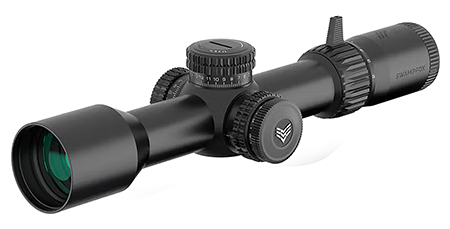 [889157001005] Swampfox Optics TWK525563M Warhawk  Black 5-25x56mm 34mm Tube Sharpshooter MOA Reticle