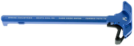 [708747545593] Strike ARCHELBLU Extended Latch Charging Handle AR-15 Blue Anodized Aluminum
