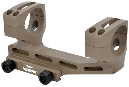 [656813114610] Warne LRSKEL30DE Skeletonized Scope Mount/Ring Combo Extended Dark Earth Aluminum 30mm Tube MSR 20 MOA