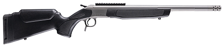 [043125144396] CVA CR4439S Scout Takedown 35 Whelen 1rd 22" Stainless Fluted Threaded Barrel, Stainless Steel Receiver w/Picatinny Rail, Adj Comb  &  LOP Black Synthetic Stock