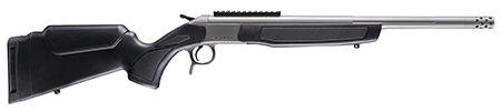 [043125244454] CVA CR4445S Scout Takedown 444 Marlin 1rd 22" Stainless Fluted Threaded Barrel, Stainless Steel Receiver w/Picatinny Rail, Adj Comb  &  LOP Black Synthetic Stock