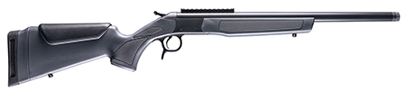 [043125144457] CVA CR4445 Scout  444 Marlin 1rd 22" Blued Threaded Barrel, Blued Picatinny Rail Receiver, Stealth Gray Fixed Synthetic Stock