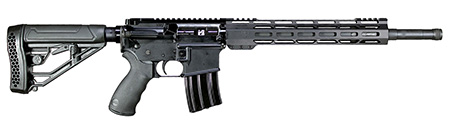[819511021707] Alexander Arms RTA50ST Tactical  50 Beowulf 7+1 16.50" Threaded Barrel, Black Anodized Receiver w/Picatinny Rail, M-LOK Handguard, Black Synthetic Stock  &  Black A2 Grip