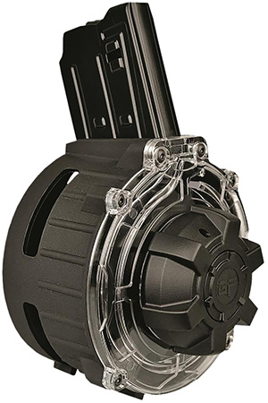 [643477862766] Gforce Arms GFDRUM2012 Drum Magazine  20rd Drum Fits Akdal MKA 1919 Black Steel/Polymer