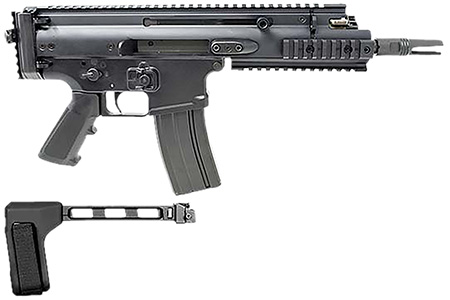 [845737020187] FN 38101886 SCAR 15P 300 Blackout 30+1 7.50" Black Picatinny Rail Aluminum Receiver SB Tactical Brace