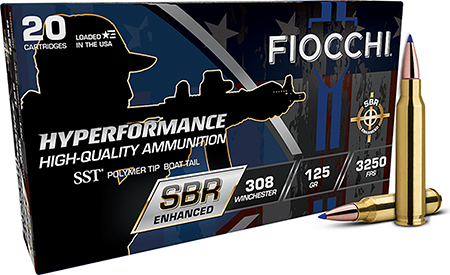 [762344713489] Fiocchi 308SBRA Hyperformance  308Win 125gr Super Shock Tip 20 Per Box/10 Case