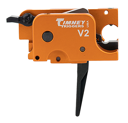 [081950726172] Timney Triggers SCORPIONST  V2 9mm Orange/Black Straight Fits CZ Scorpion