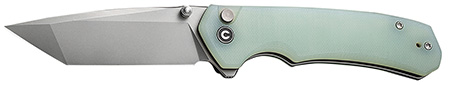 [689826329450] Civivi Knives C19059C-3 Brazen  3.46" Folding Plain Stonewashed D2 Steel, Blade Natural G10 Handle