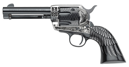 [641996201059] Pietta GW357DOGE434NMB Great Western II D.O.G.E. 357 Mag 4.75"