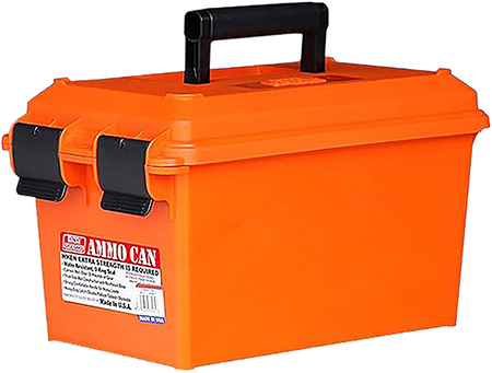 [026057360348] MTM Case-Gard AC35 Ammo Can  Orange Polypropylene
