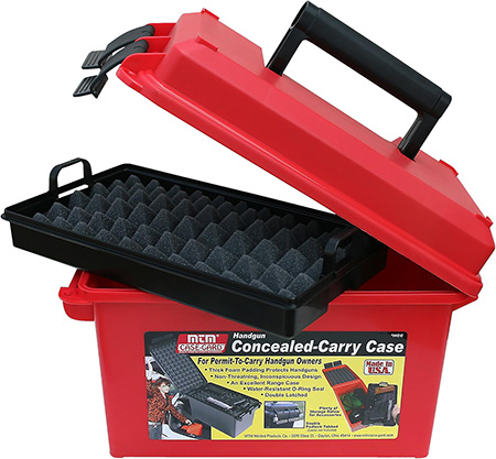 [026057312309] MTM Case-Gard HCC30  Conceal Carry Case Handgun Red